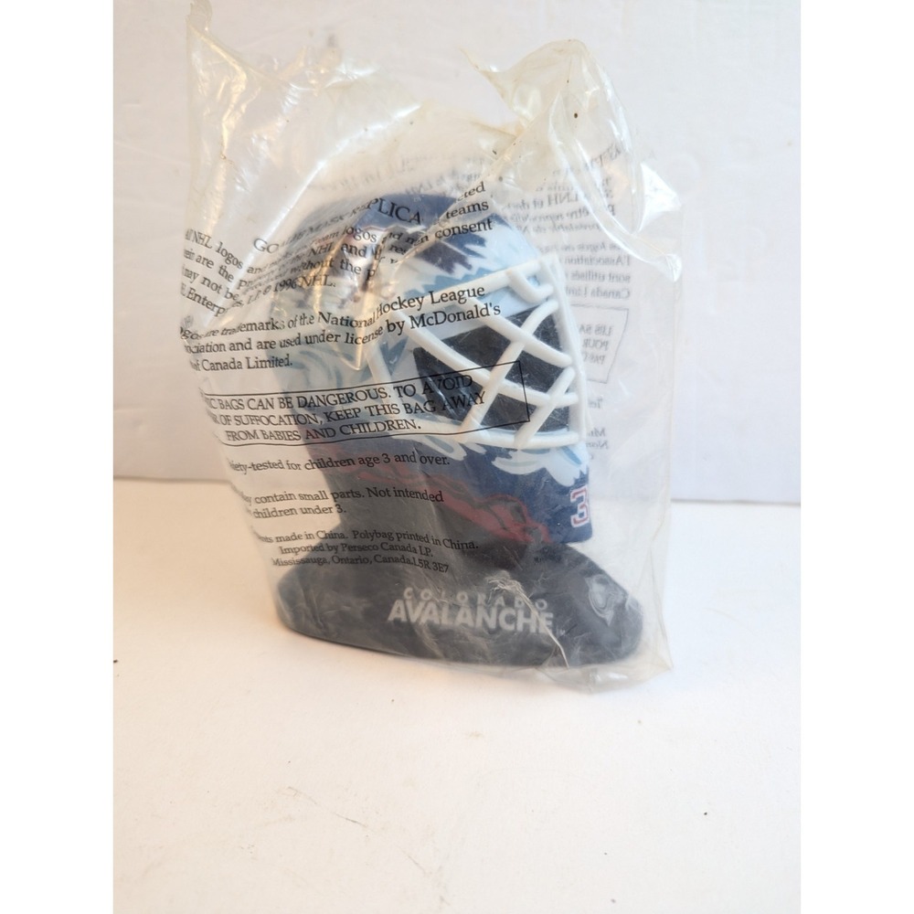 1996 McDonald's Mini NHL Goalie Mask Replica 33 Patrick Roy Colorado Sealed